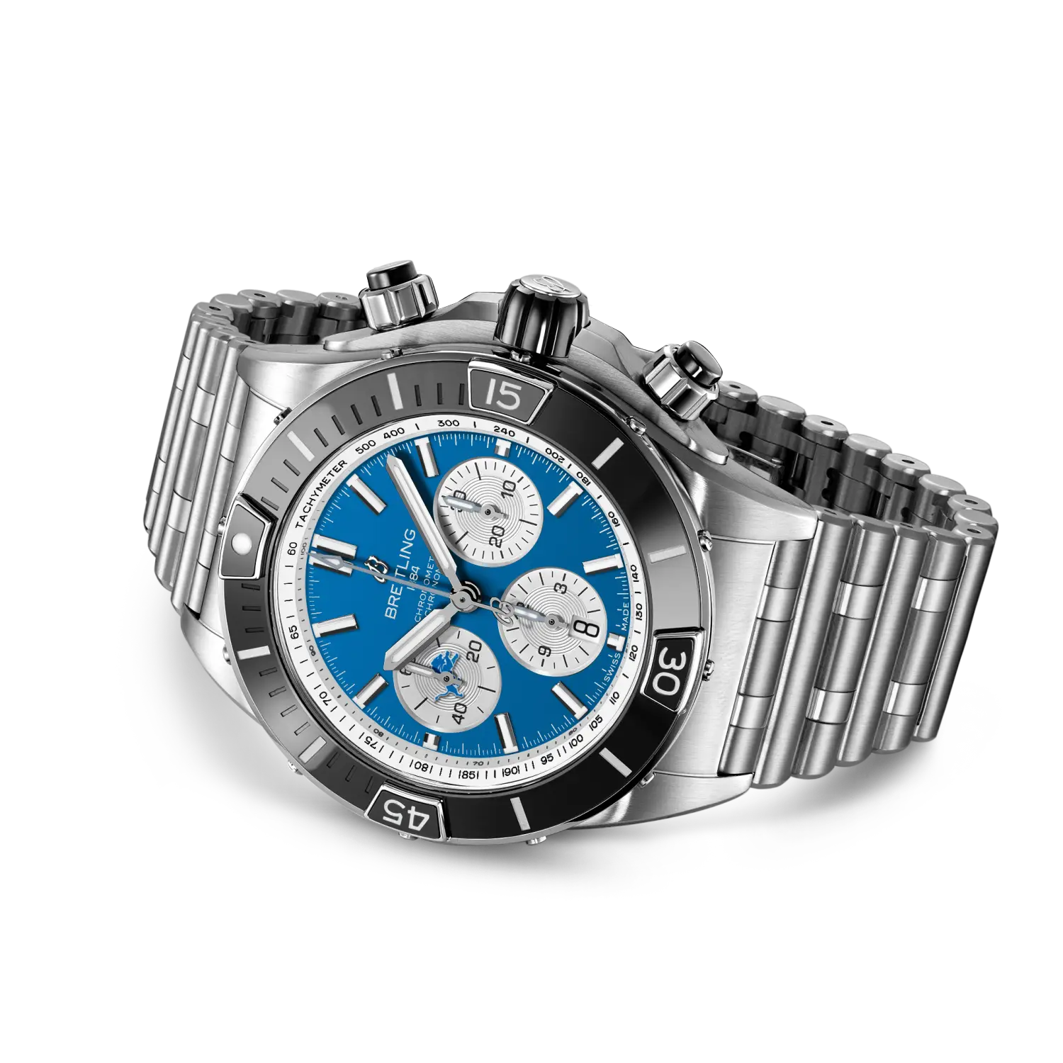 Breitling Super Chronomat B01 Chronograph 44 NFL Detroit Lions Edition AB01361C1C2A1