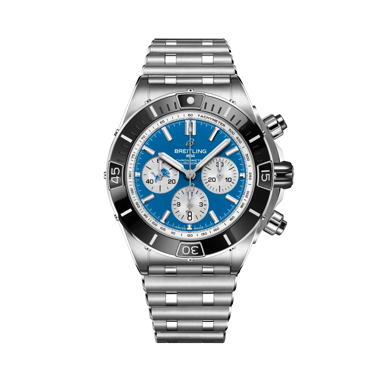 Breitling Super Chronomat B01 Chronograph 44 NFL Detroit Lions Edition AB01361C1C2A1