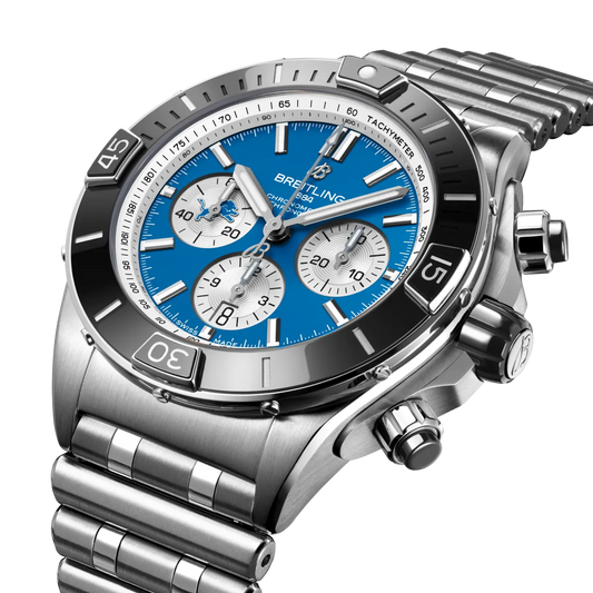 Breitling Super Chronomat B01 Chronograph 44 NFL Detroit Lions Edition AB01361C1C2A1