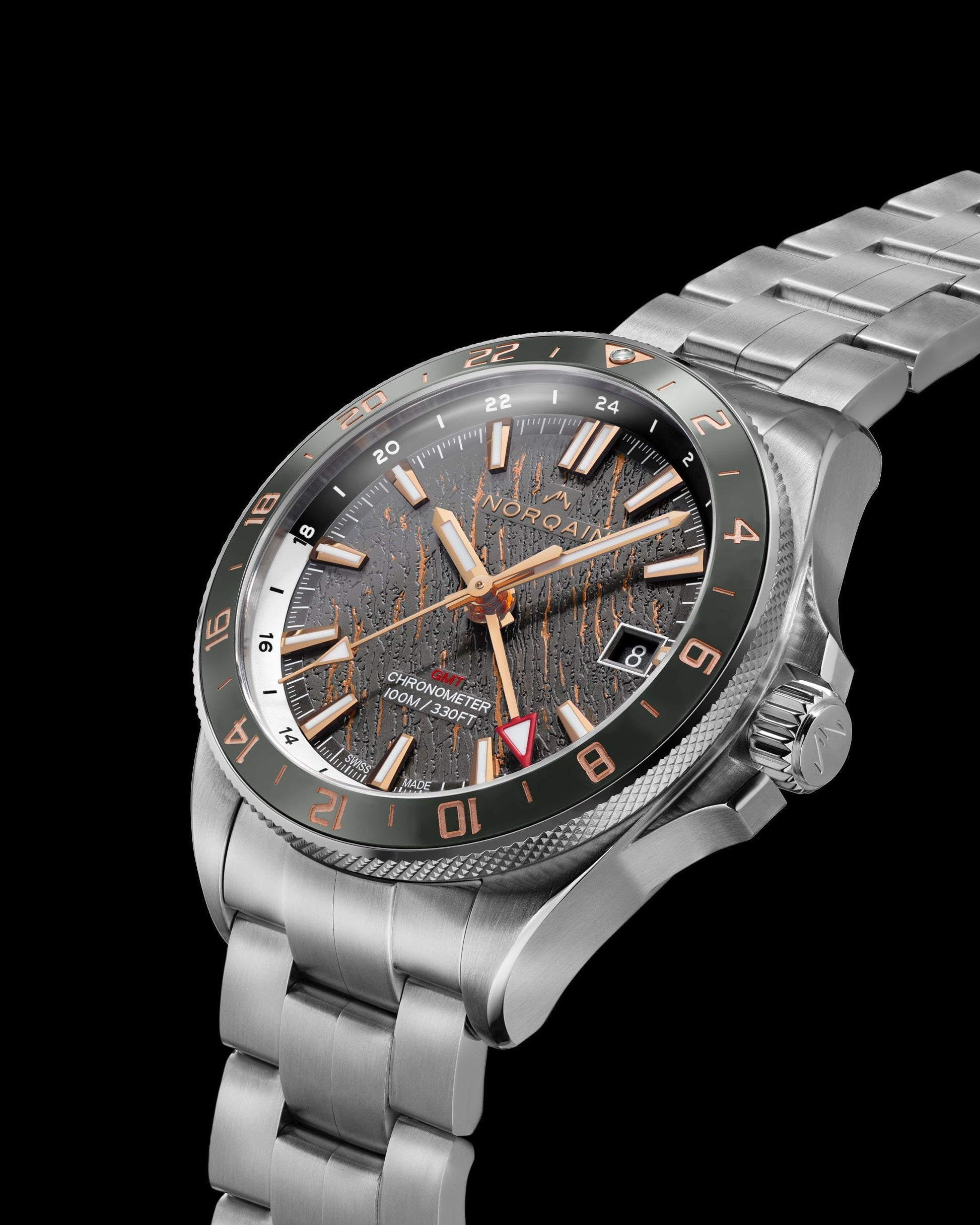 Norqain Neverest Gmt Glacier 41Mm NN1100SC3CG/G113