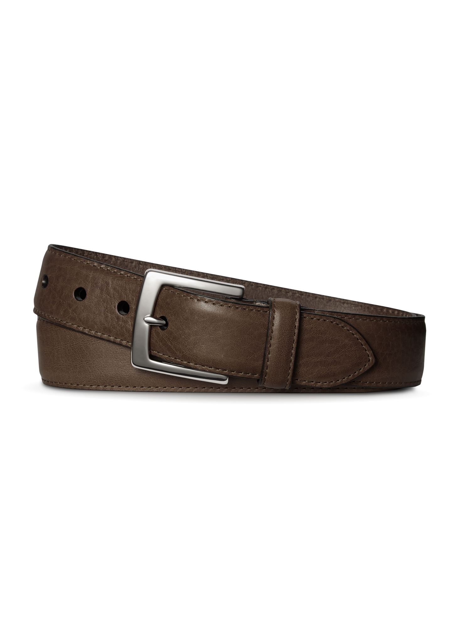 Shinola Leather 1 1/2" Bedrock Belt S0320135629-1-DkBrn-32-GBR
