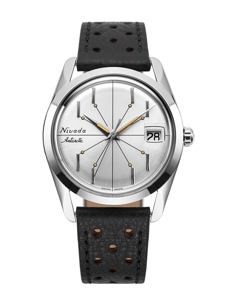 Nivada Antarctic Spider Silver 35mm 35012M41