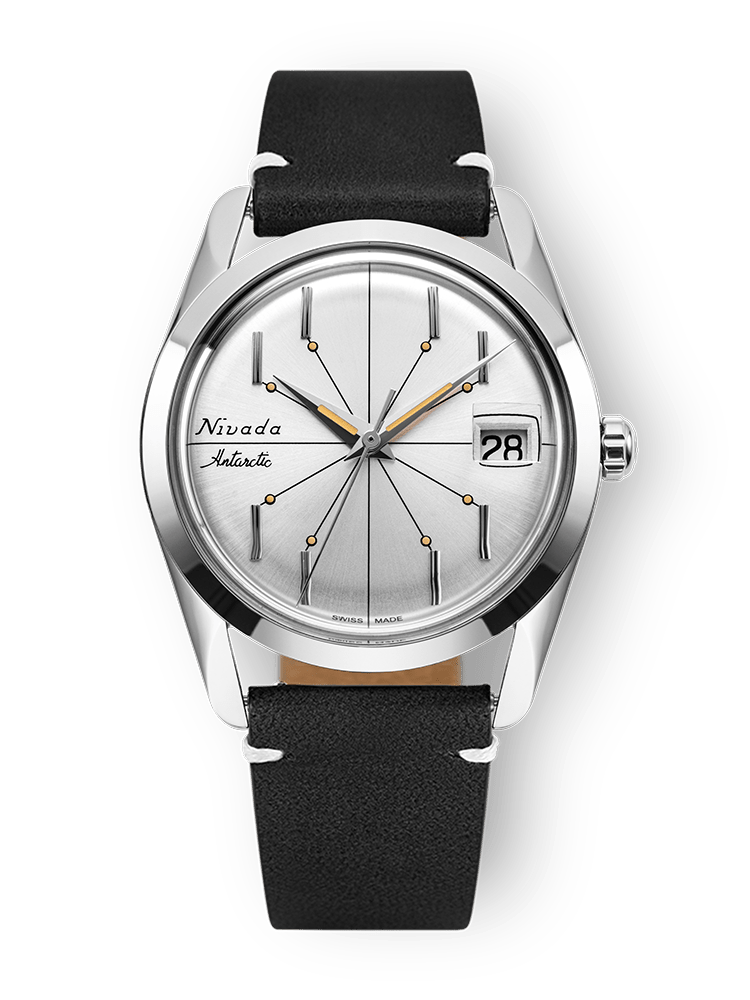 Nivada Antarctic Spider Silver 35mm 35012M15