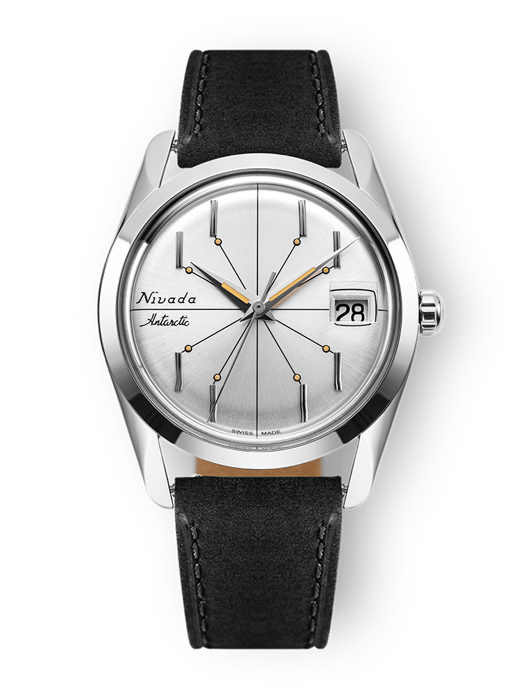 Nivada Antarctic Spider Silver 35mm 35012M17