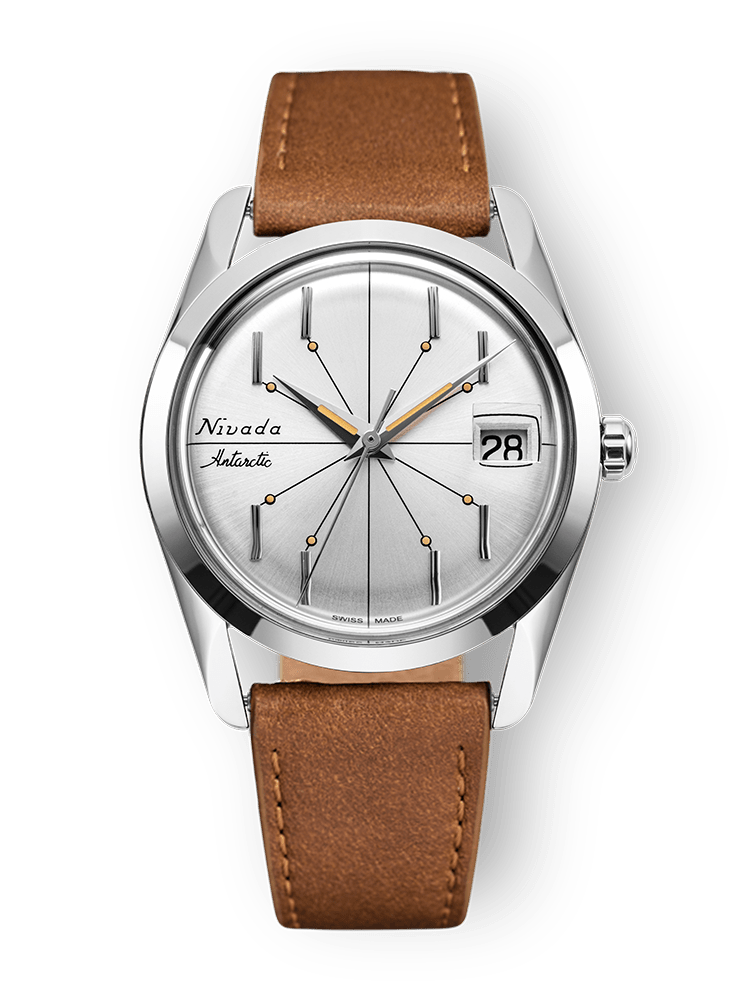 Nivada Antarctic Spider Silver 35mm 35012M16