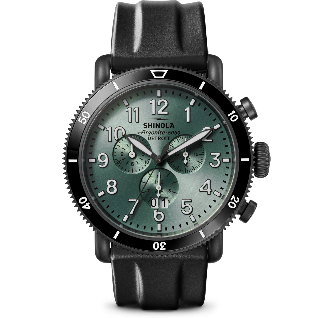 Shinola Runwell Sport Chronograph S0120494121-1-CypressGrn-48-USA