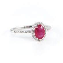 Oval Ruby & Diamond Ring 4690068