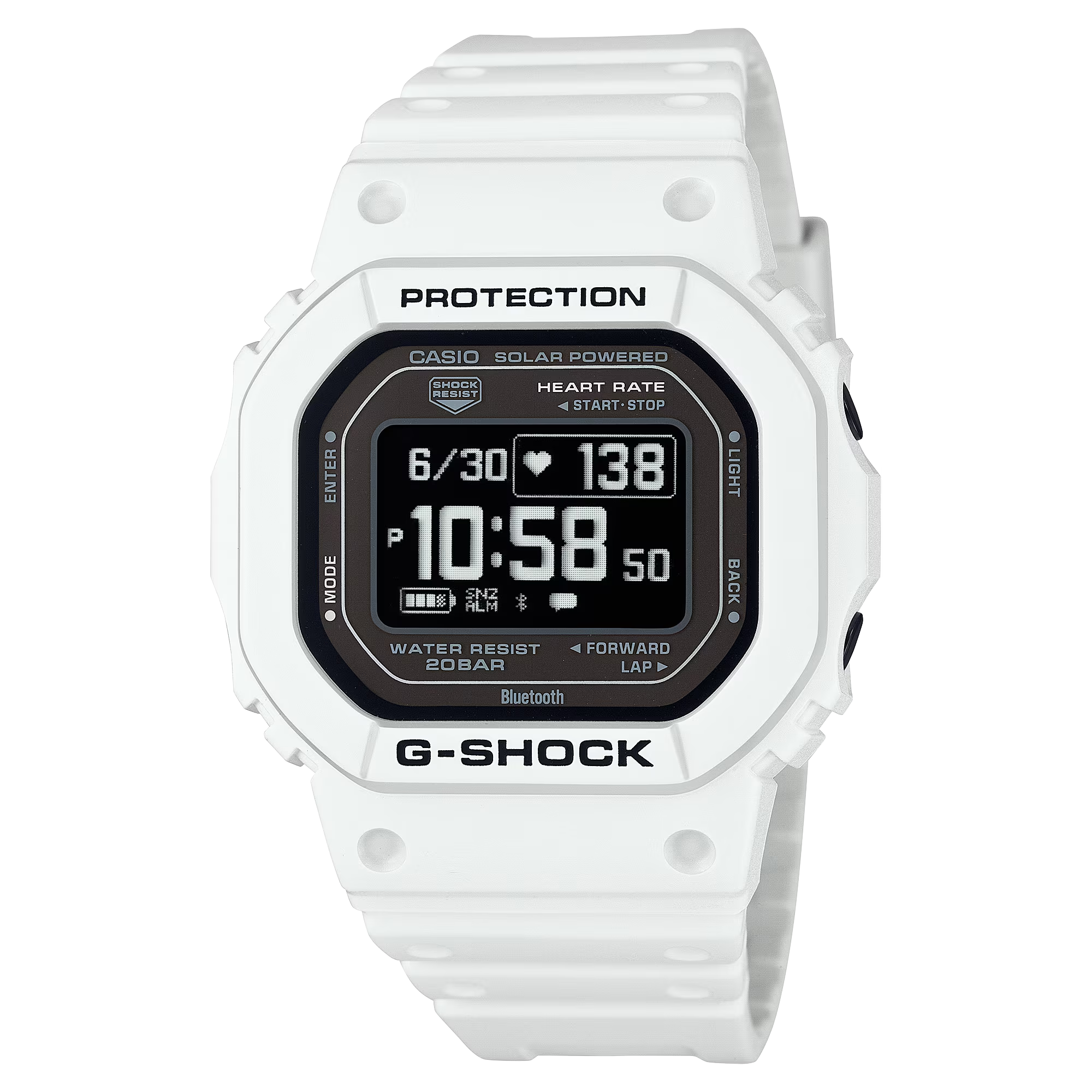 G-Shock DWH5600-7 G-Squad Heart Rate Monitor White