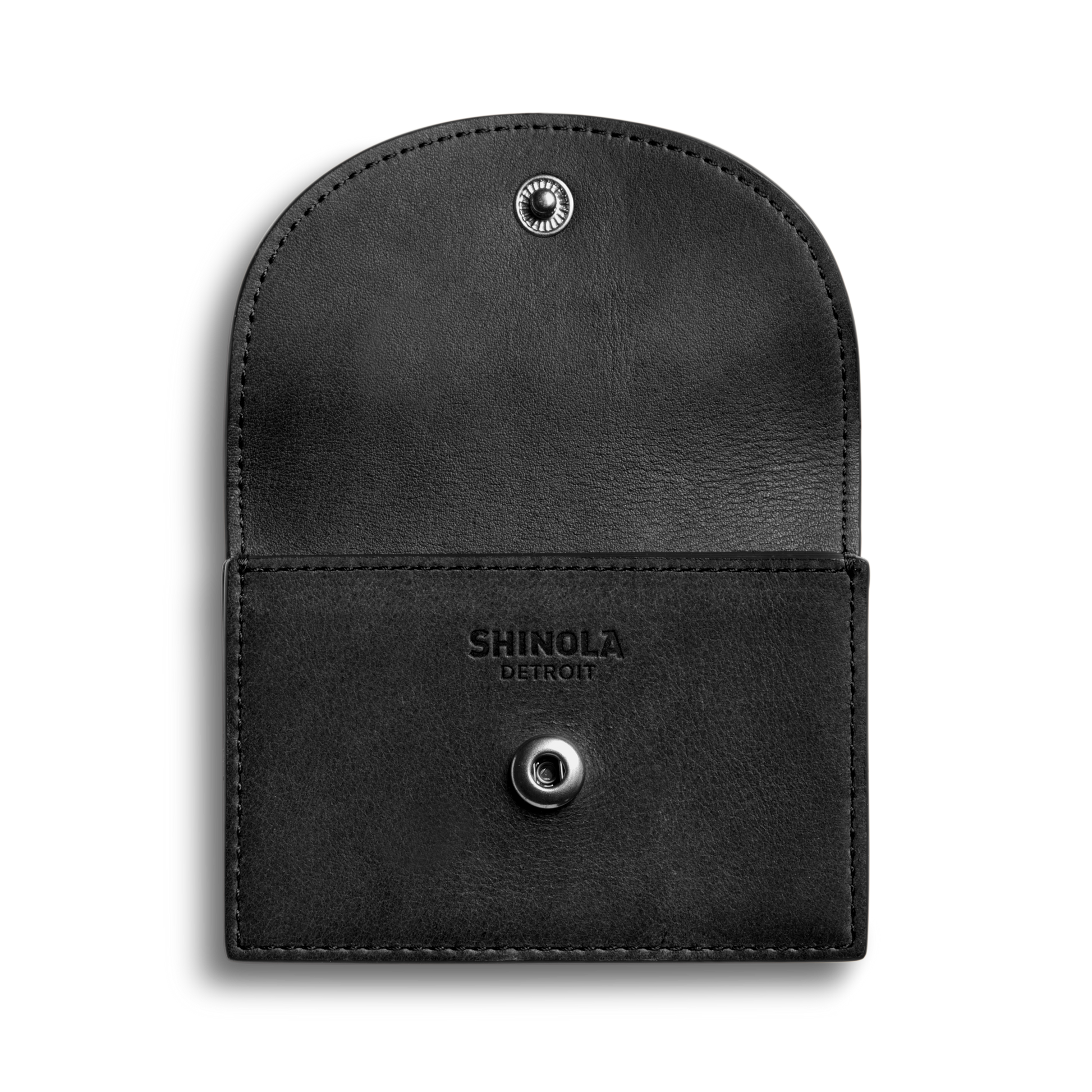 Shinola Leather Birdy Accordion Card Holder S0320295029-1-Blk-OS-VNM