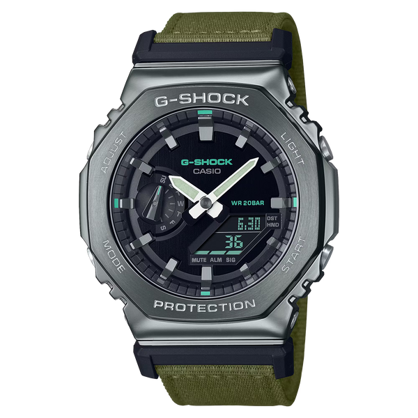 G-Shock GM2100CB-3A Utility Metal Analog-Digital Casioak Green