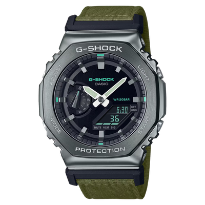 G-Shock GM2100CB-3A Utility Metal Analog-Digital Casioak Green