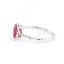 Oval Ruby & Diamond Ring 4690068