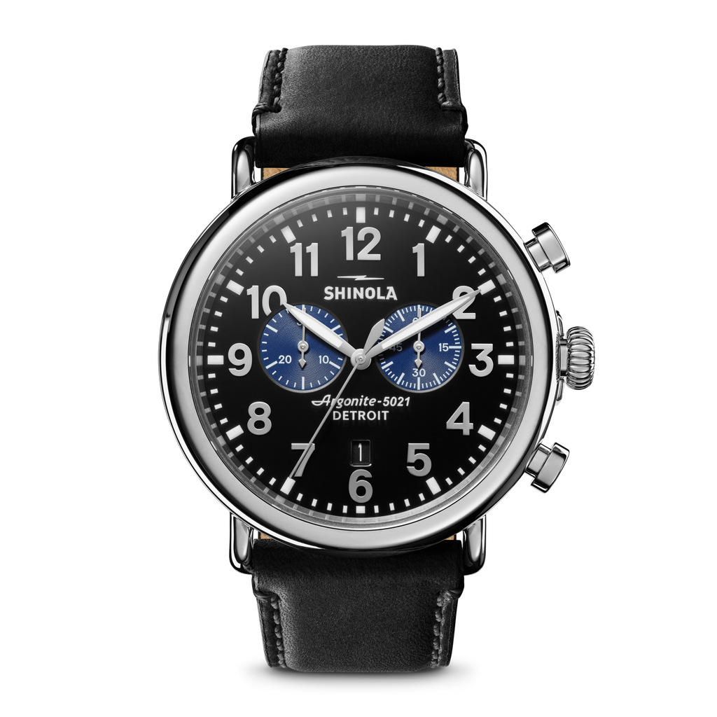 Shinola Runwell Chrono Watch S0120109242-1-GlBlk-47-USA