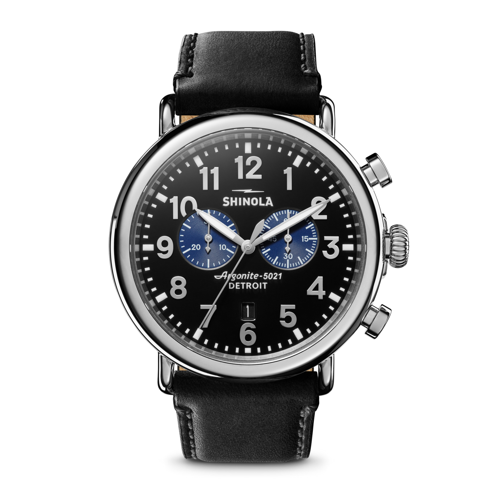 Shinola Runwell Chrono Watch S0120109242-1-GlBlk-47-USA