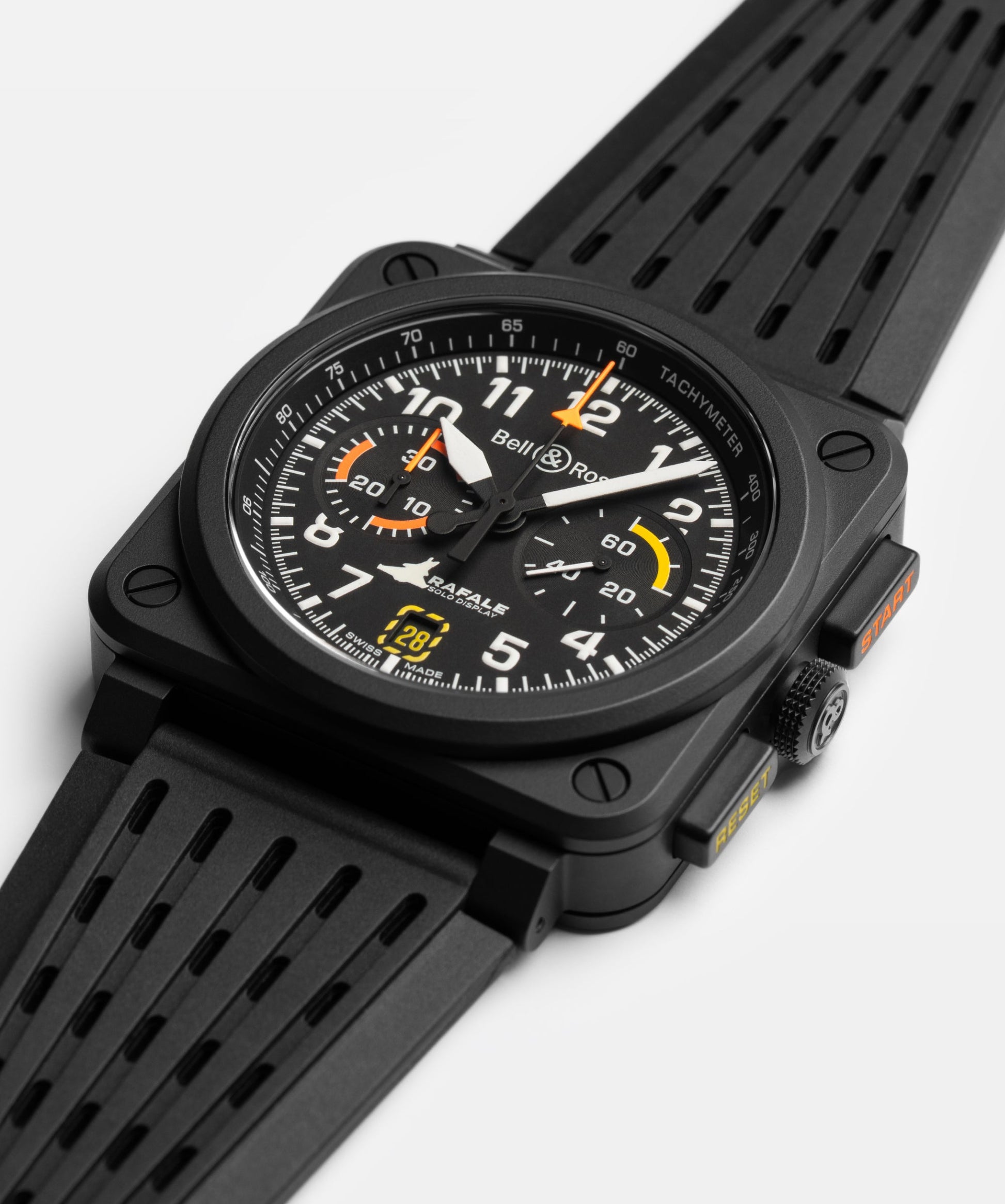 Bell & Ross BR-03 Chrono Rafale Solo Display BRX3R-BLU-ST/SRB