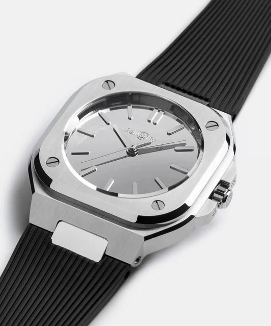 Bell & Ross BR-05 Grey Mirror Steel 40 mm - BR05A-MI-ST/SRB