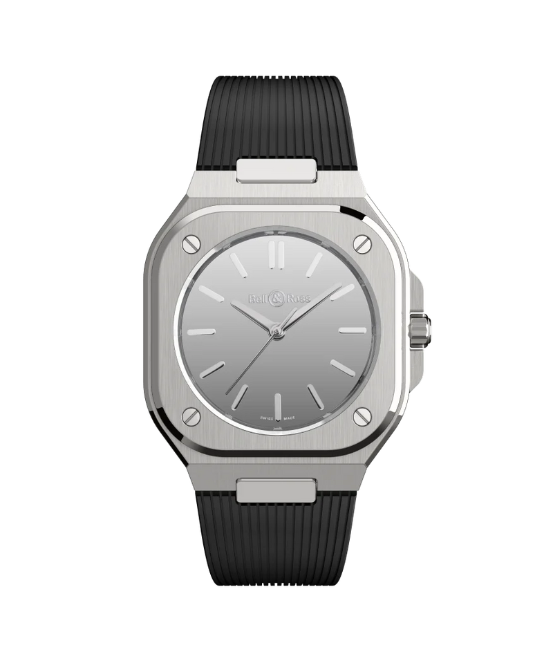 Bell & Ross BR-05 Grey Mirror Steel 40 mm - BR05A-MI-ST/SRB