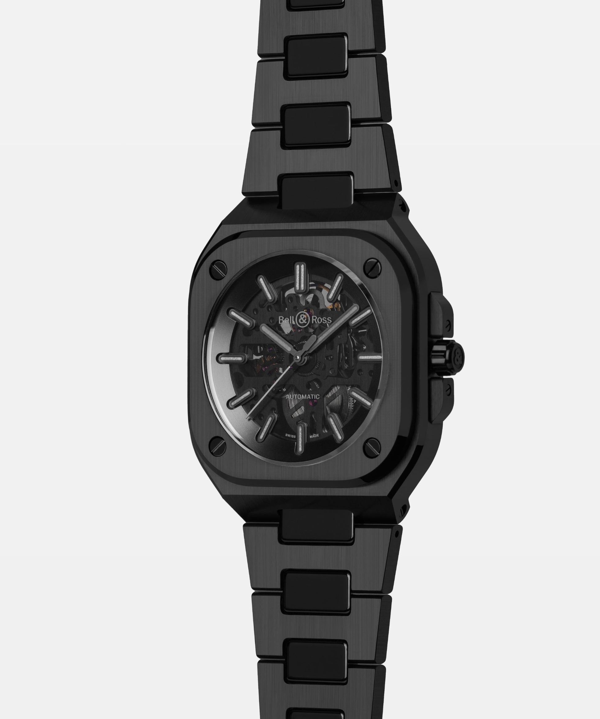 Bell & Ross BR-05 Skeleton Phantom Ceramic BR0394-RSD-CE/SRB