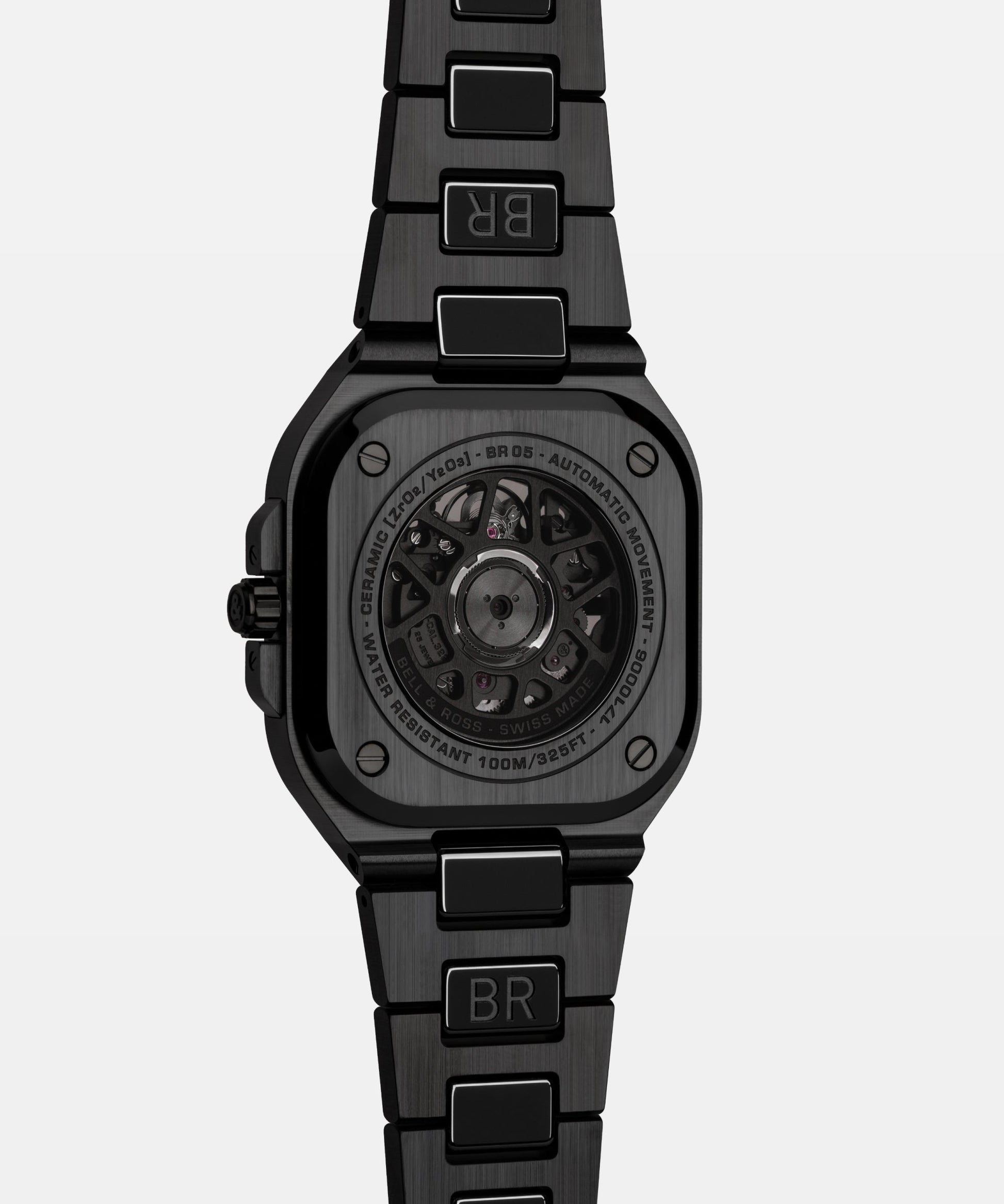 Bell & Ross BR-05 Skeleton Phantom Ceramic BR0394-RSD-CE/SRB
