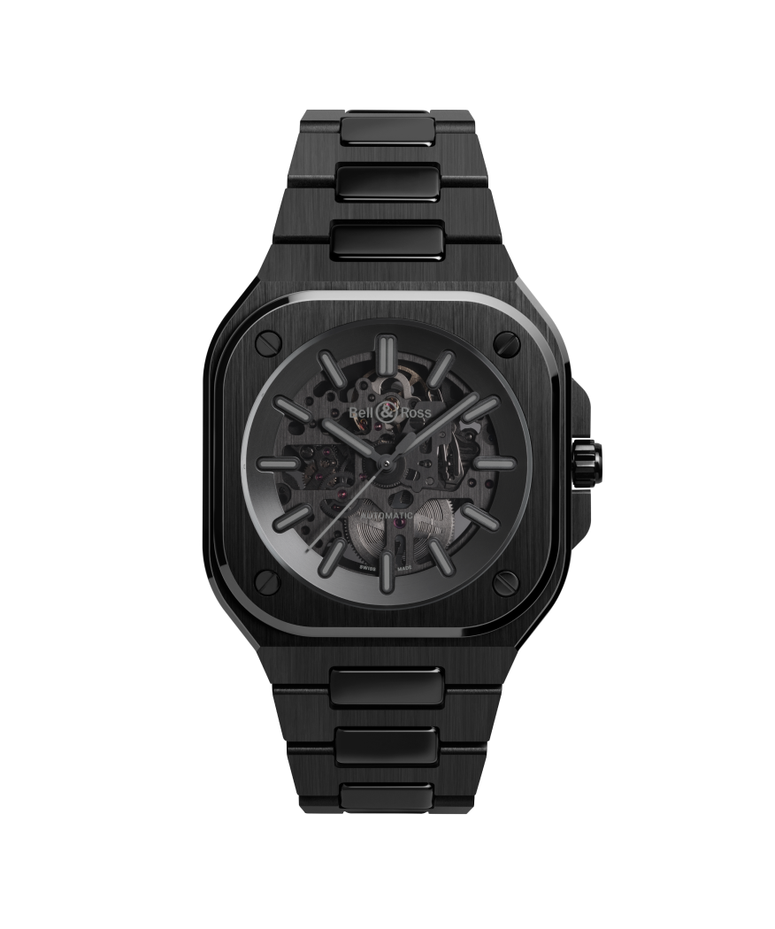 Bell & Ross BR-05 Skeleton Phantom Ceramic BR0394-RSD-CE/SRB