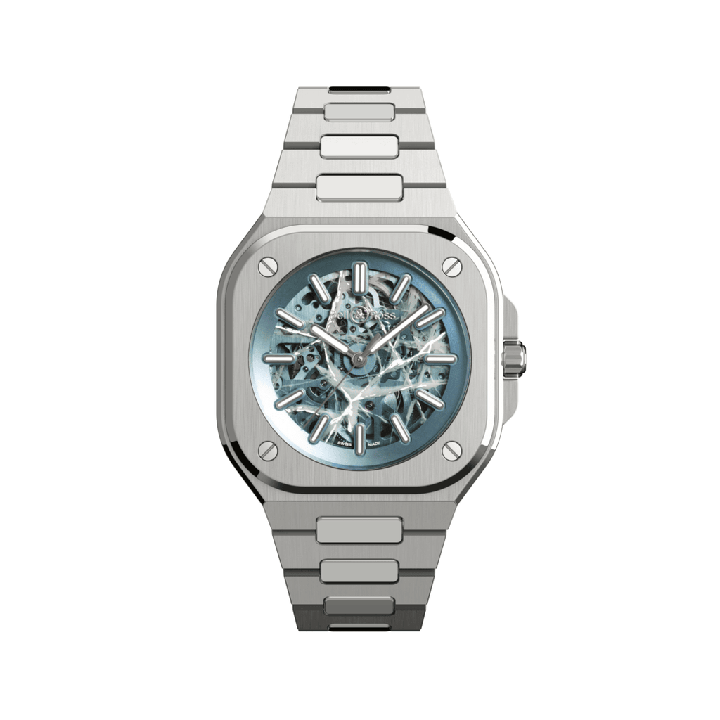 BR-05 Skeleton Arctic Blue 40 MM BR05A-AB-SKST/SST