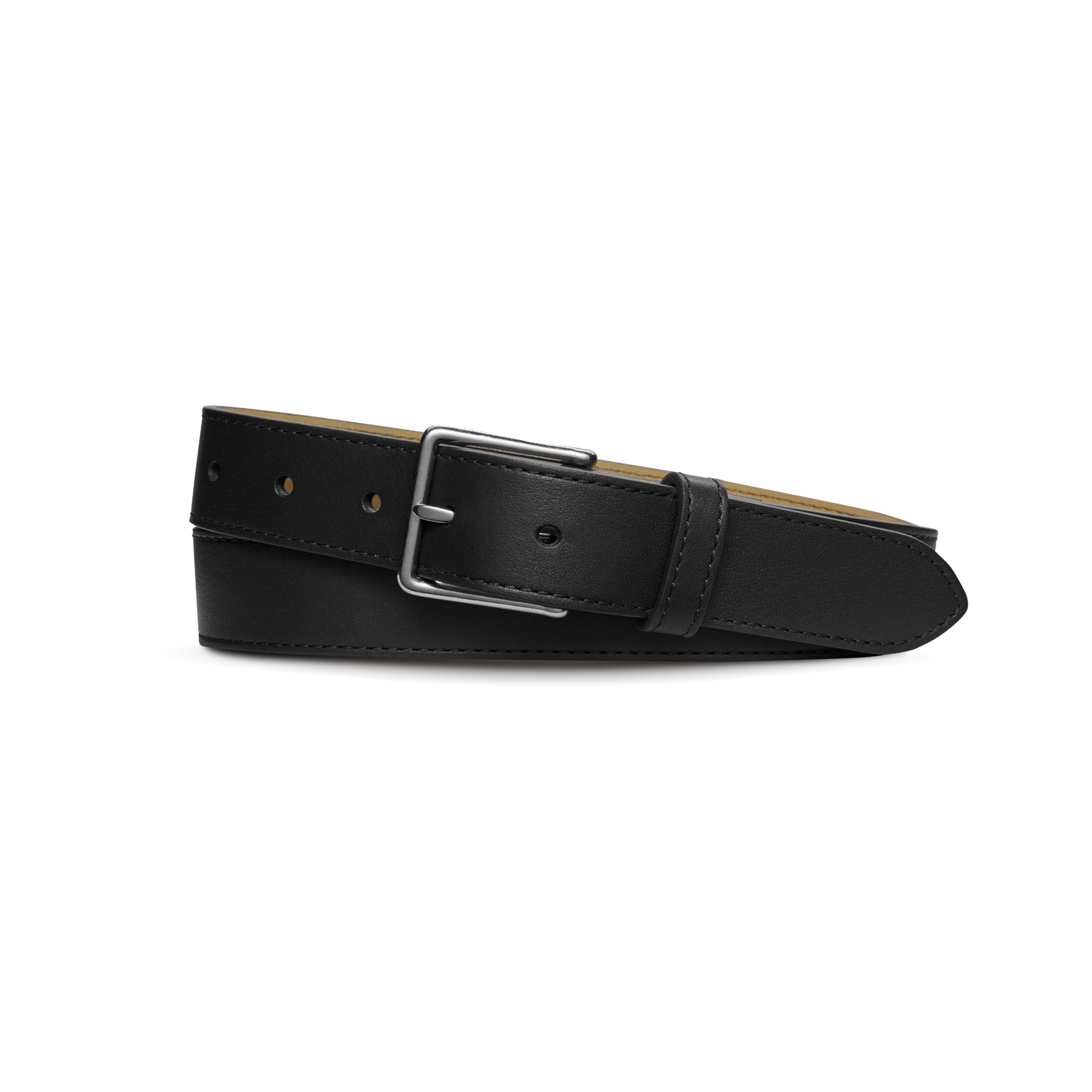 Shinola Leather 1 1/4" Dress Belt S0320256281-1-Blk-32-GBR