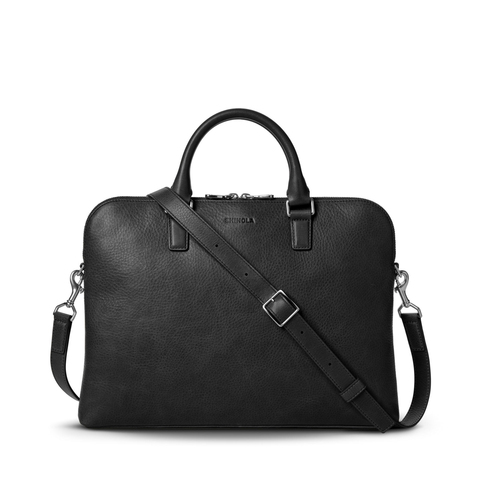 Shinola Leather Portfolio Briefcase S0320301983-1-Blk-OS-VNM