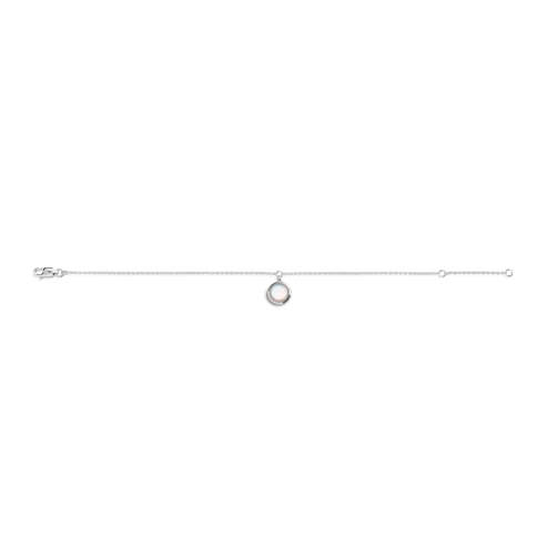Shinola Jewelry Heirloom Mother Of Pearl Charm Bracelet S1820304578-1-StrlngSil-OS-THA