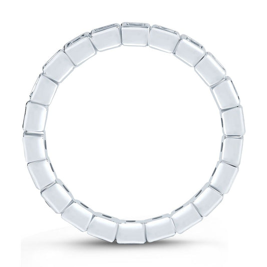 A.Jaffe Stackable Rings Princess and Baguettes Eternity Anniversary Ring WR0840/72