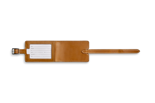 Shinola Leather Luggage Tag S0320294831-1-Tan-OS-VNM