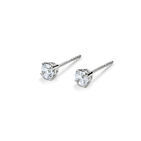 Shinola Jewelry 1/2 Carat Round Diamond Studs S1820303931-C-14kWG-OS-IND