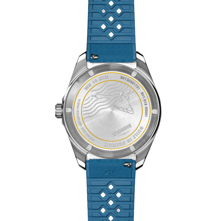 Shinola Duck Watch S0120301731-1-Blu-40-USA