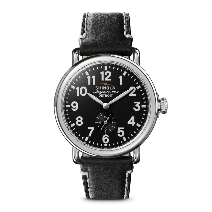 Shinola Runwell Watch S0110000020-1-Blk-41-USA