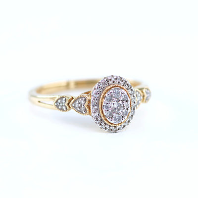 Vintage Oval Diamond Engagement Ring 4690048