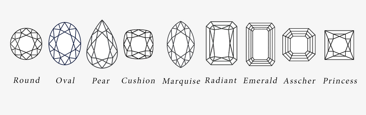 Guide to Diamond Shapes | Azzi Jewelers | Local Lansing, Michigan ...