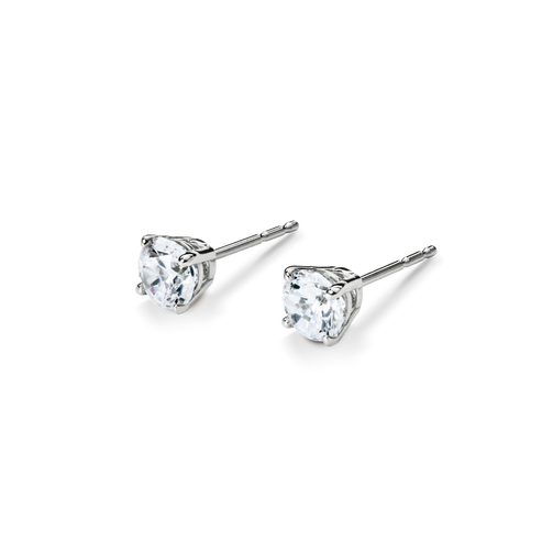 Shinola Jewelry 1 Carat Round Diamond Studs S1820303930-C-14kWG-OS-IND