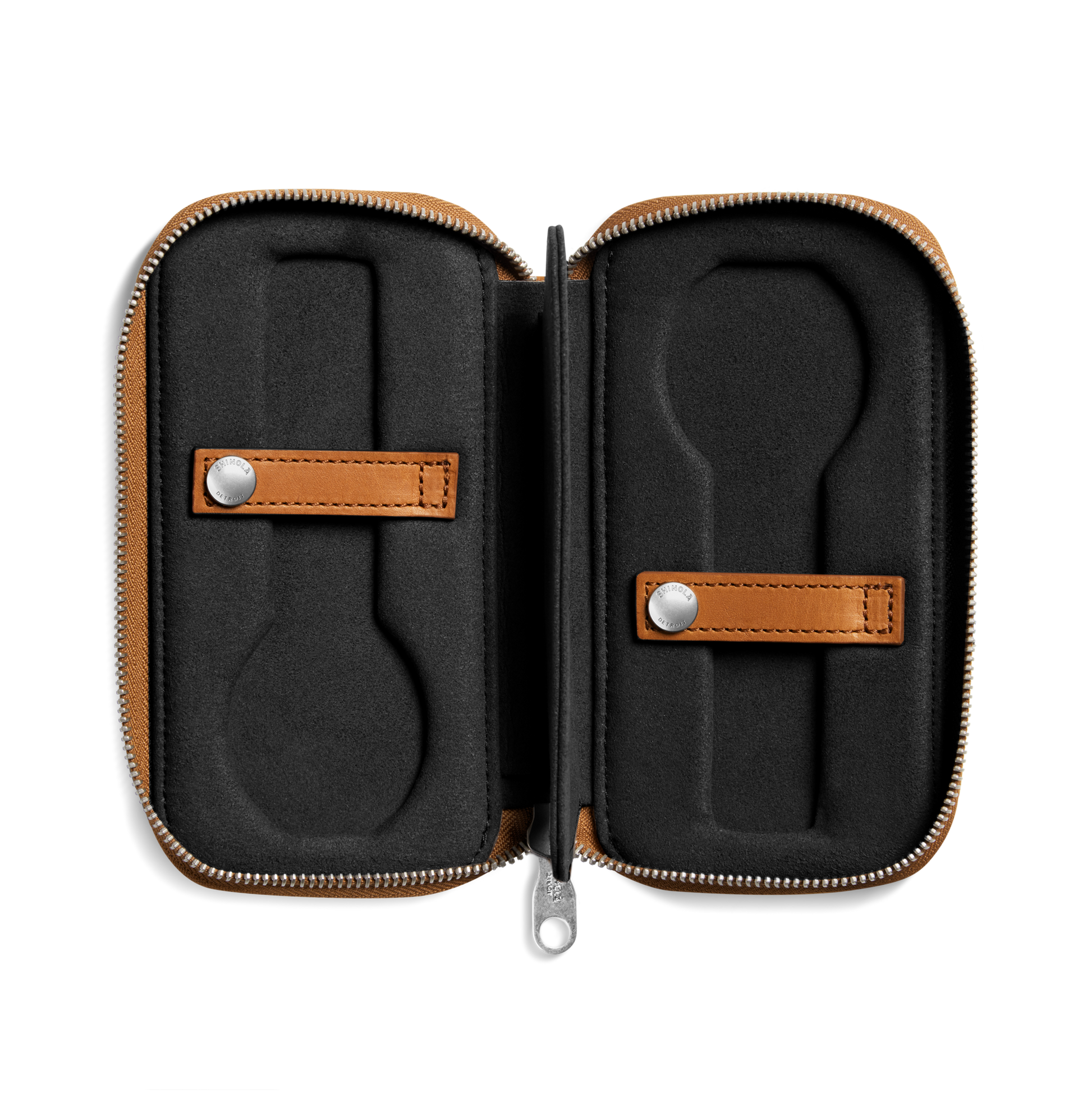 Shinola Leather Travel Watch Case S0320228342-1-Tan-OS-CHN