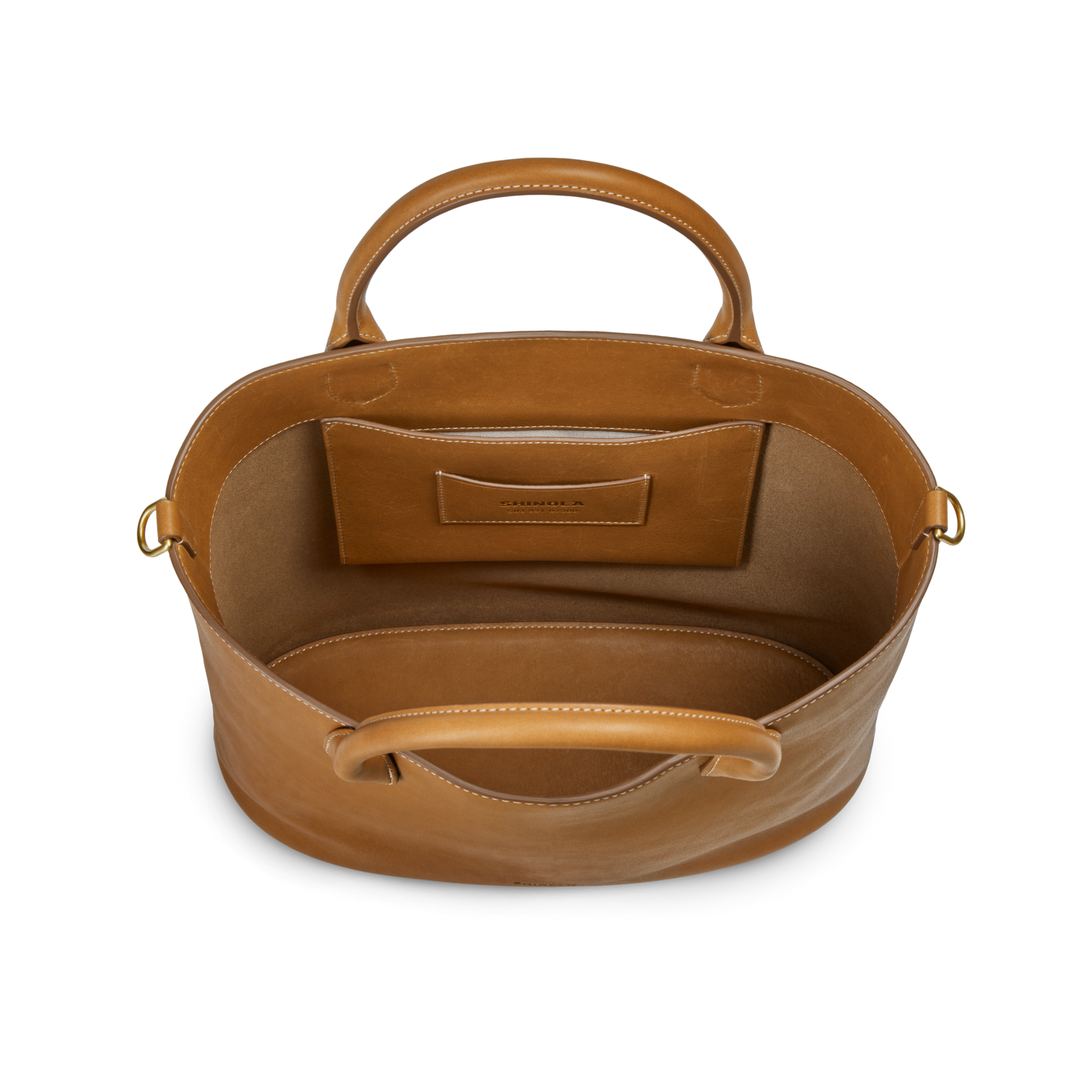 Shinola Leather 12 Hour Tote Bag S0320301992-1-Tan-OS-VNM
