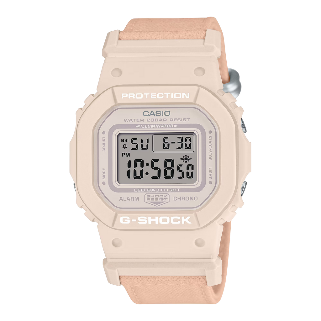 G-Shock GMDS5600CT-4 Compact Slim TRUECOTTON Pastel Pink Ladies Square