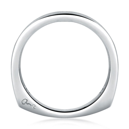 A.Jaffe Wedding Bands Simple Classic Signature Band MRS166/PL