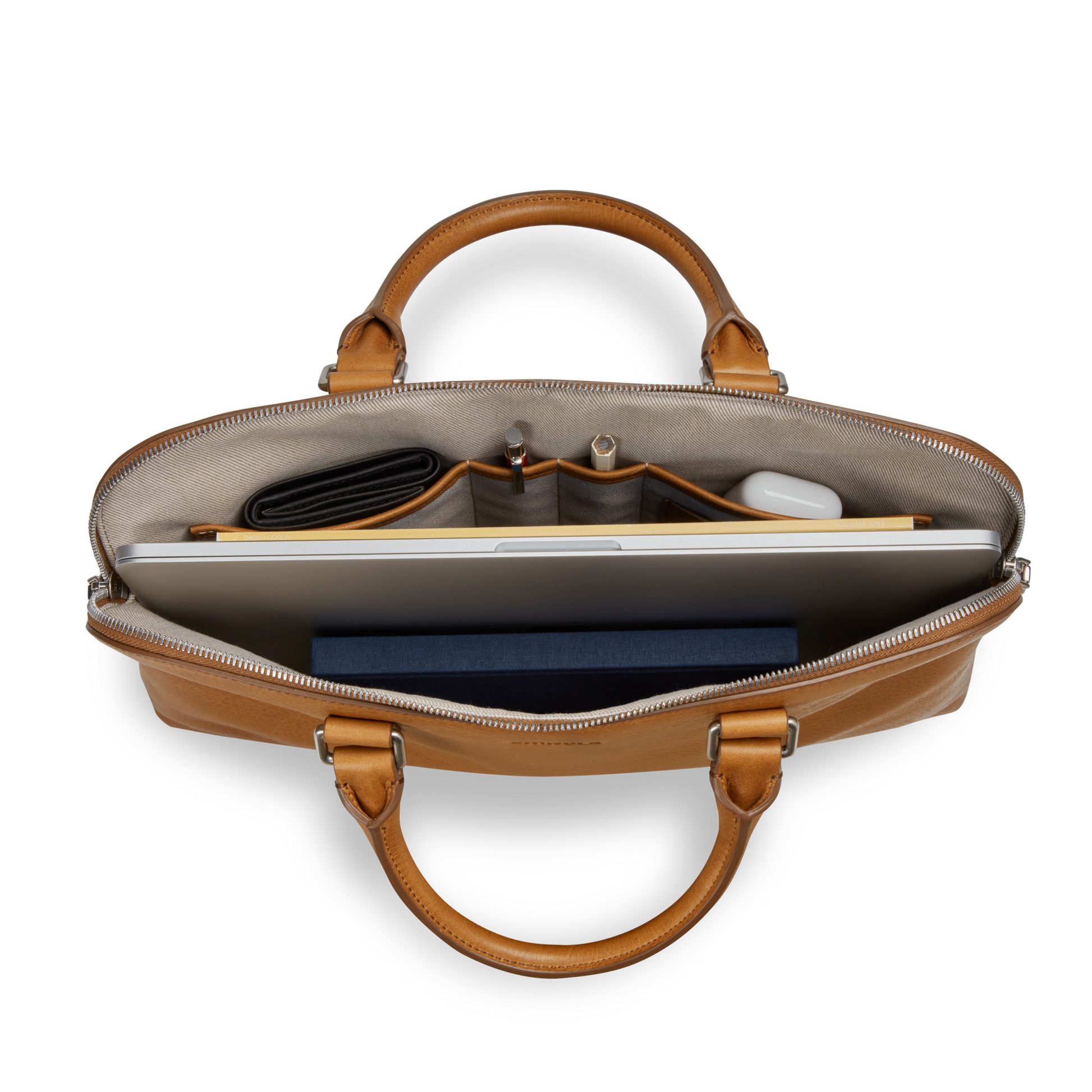 Shinola Leather Portfolio Briefcase S0320301983-1-Tan-OS-VNM
