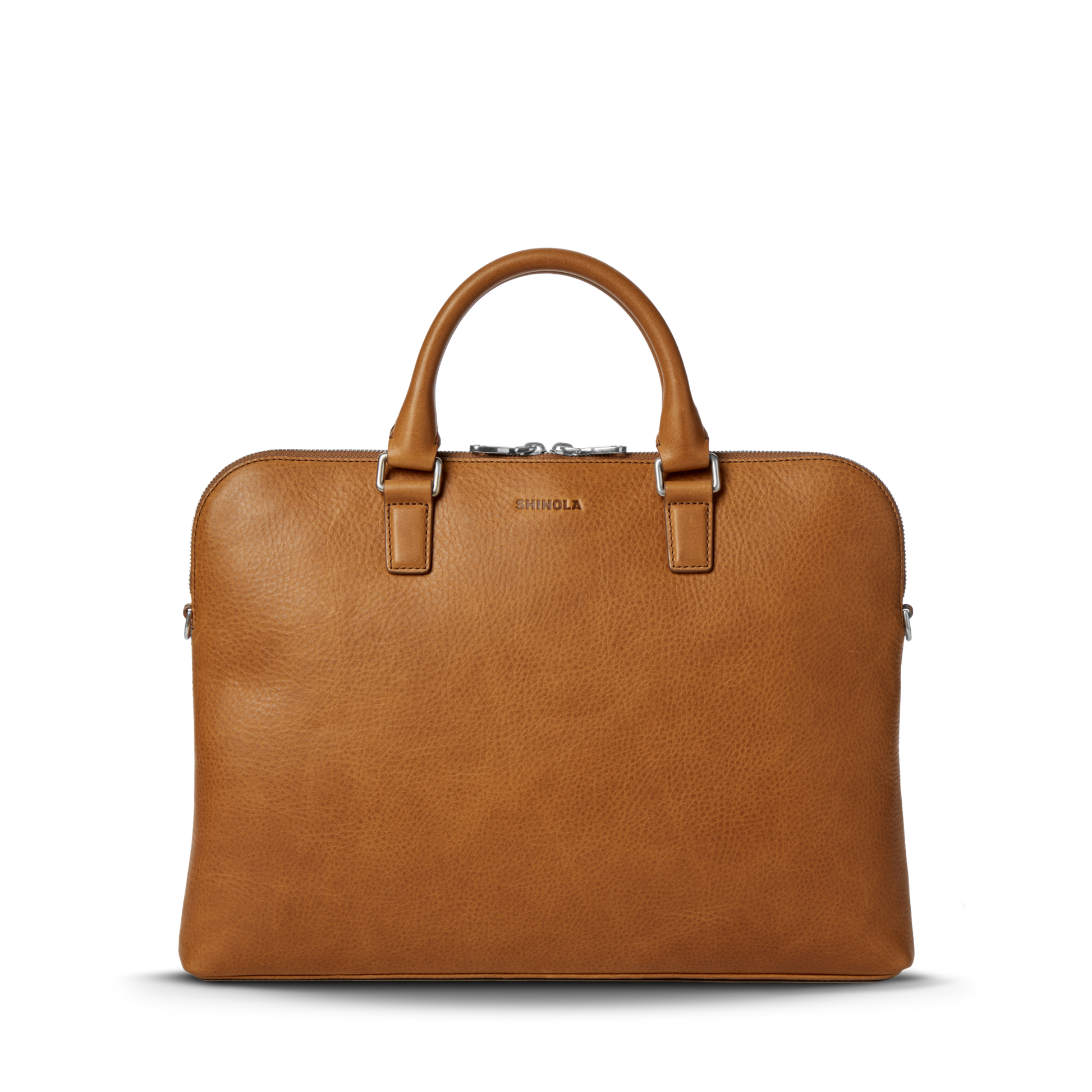 Shinola Leather Portfolio Briefcase S0320301983-1-Tan-OS-VNM