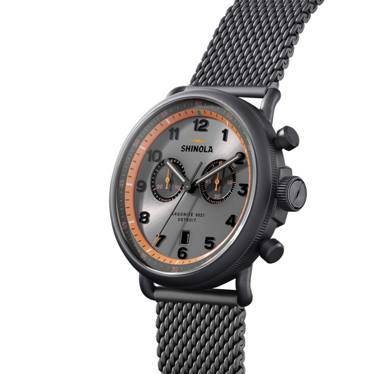 Shinola Canfield C56 Chronograph Watch S0120494097-1-CoolGry-43-USA
