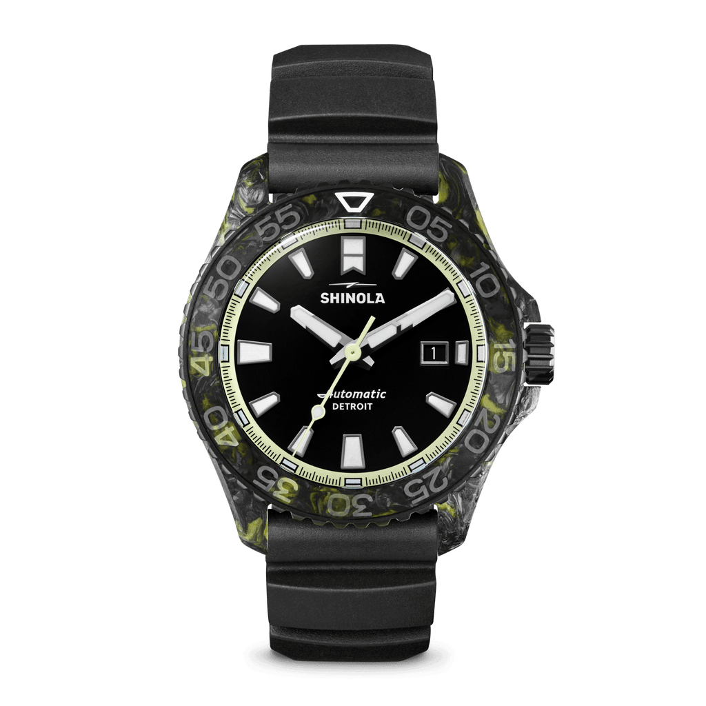 Shinola Forged Carbon Monster Watch