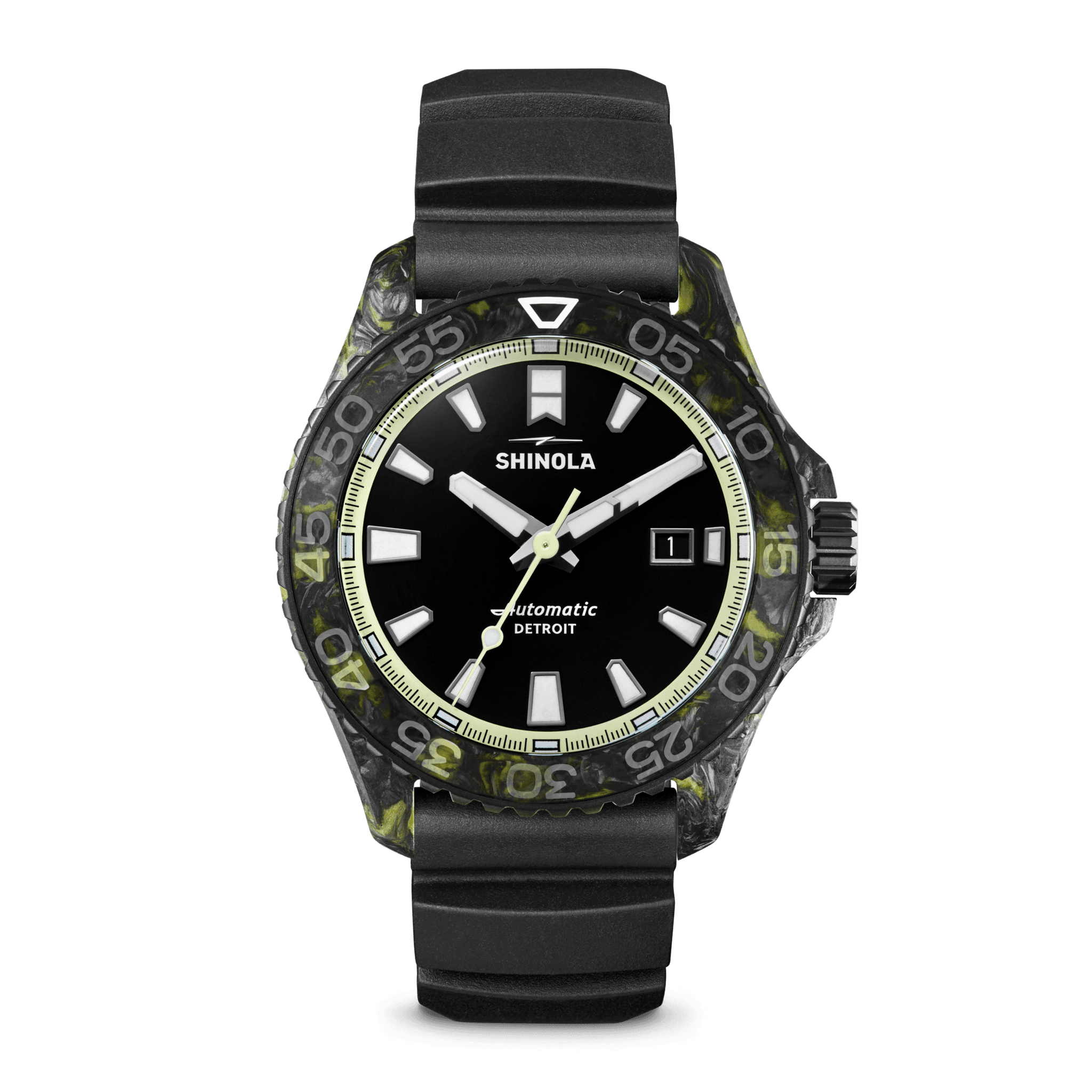 Shinola Forged Carbon Monster Watch