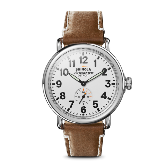 Shinola Runwell Watch S0120200629-1-Wht-41-USA