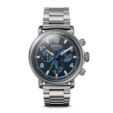 Runwell Chronograph West Wind Watch Gift Set with Additional Strap S0120307781-1-MdntBlu-42-USA