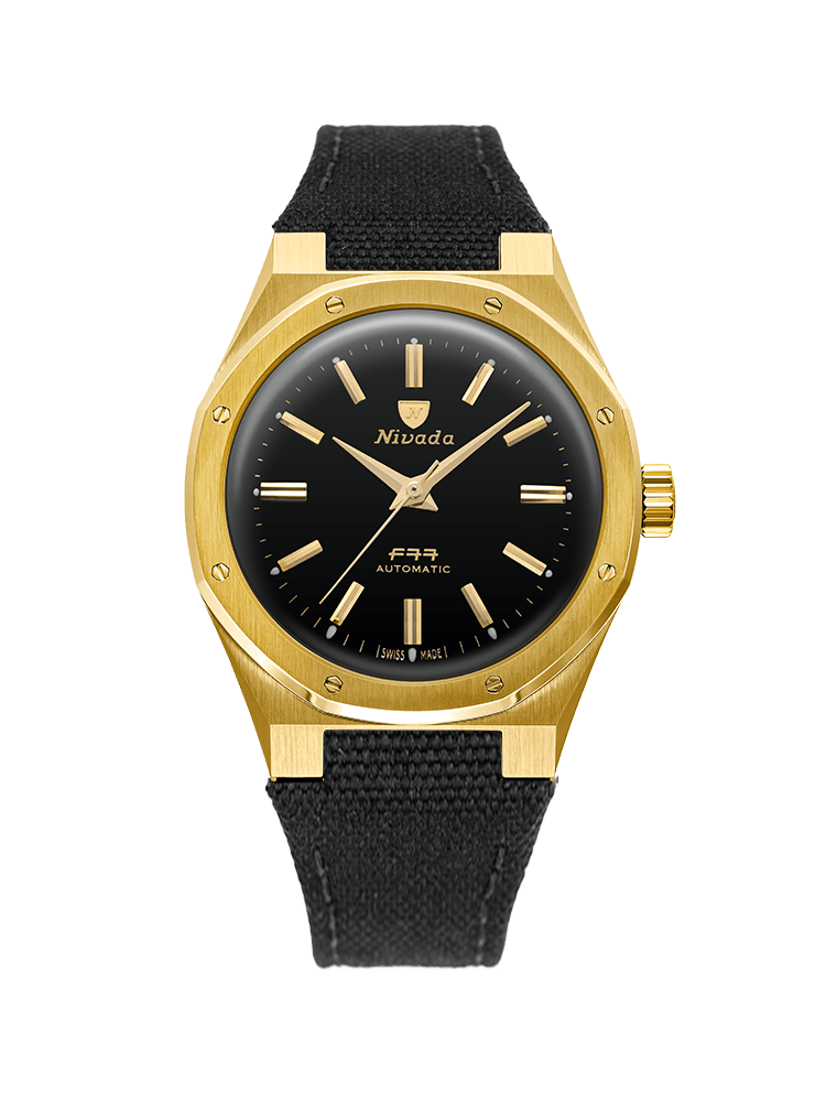 Nivada F77 MARK II GOLD 68028A77-BC