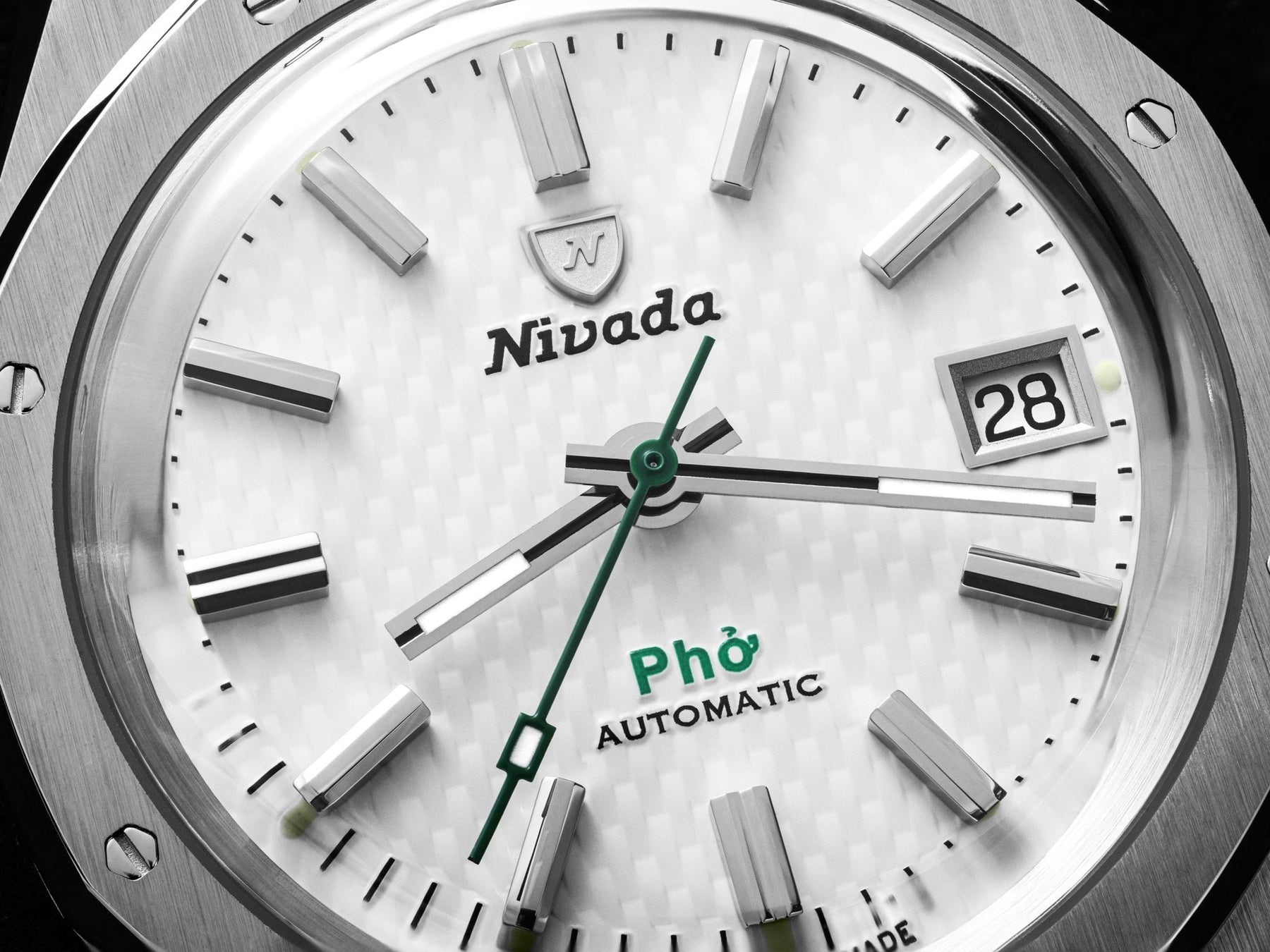 Nivada Bold reinterpretation of the iconic watch F77 PHO