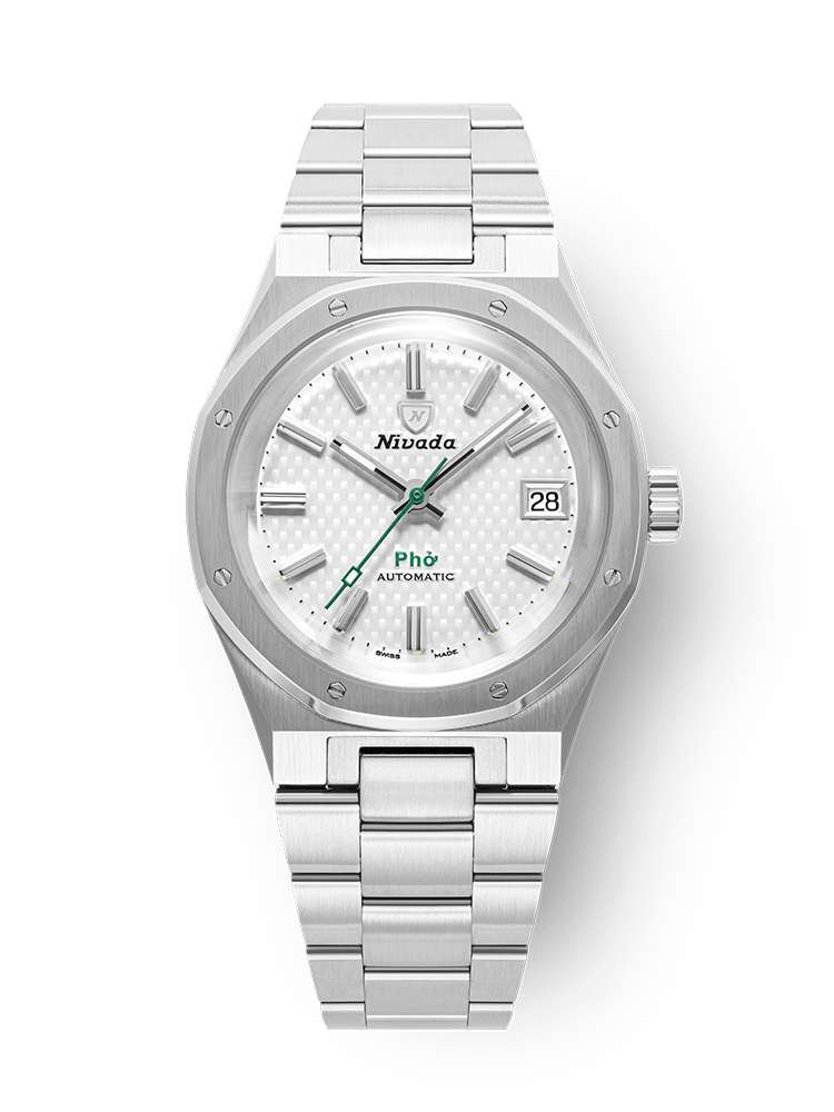 Nivada Bold reinterpretation of the iconic watch F77 PHO